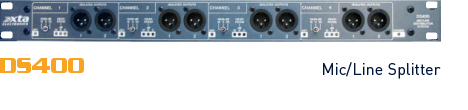 XTA DS400 ACTIVE SPLIT SYSTEM **EX-RENTAL, USED**