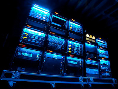 Backstage - Orbital's racks for The Sound of Music UK Tour