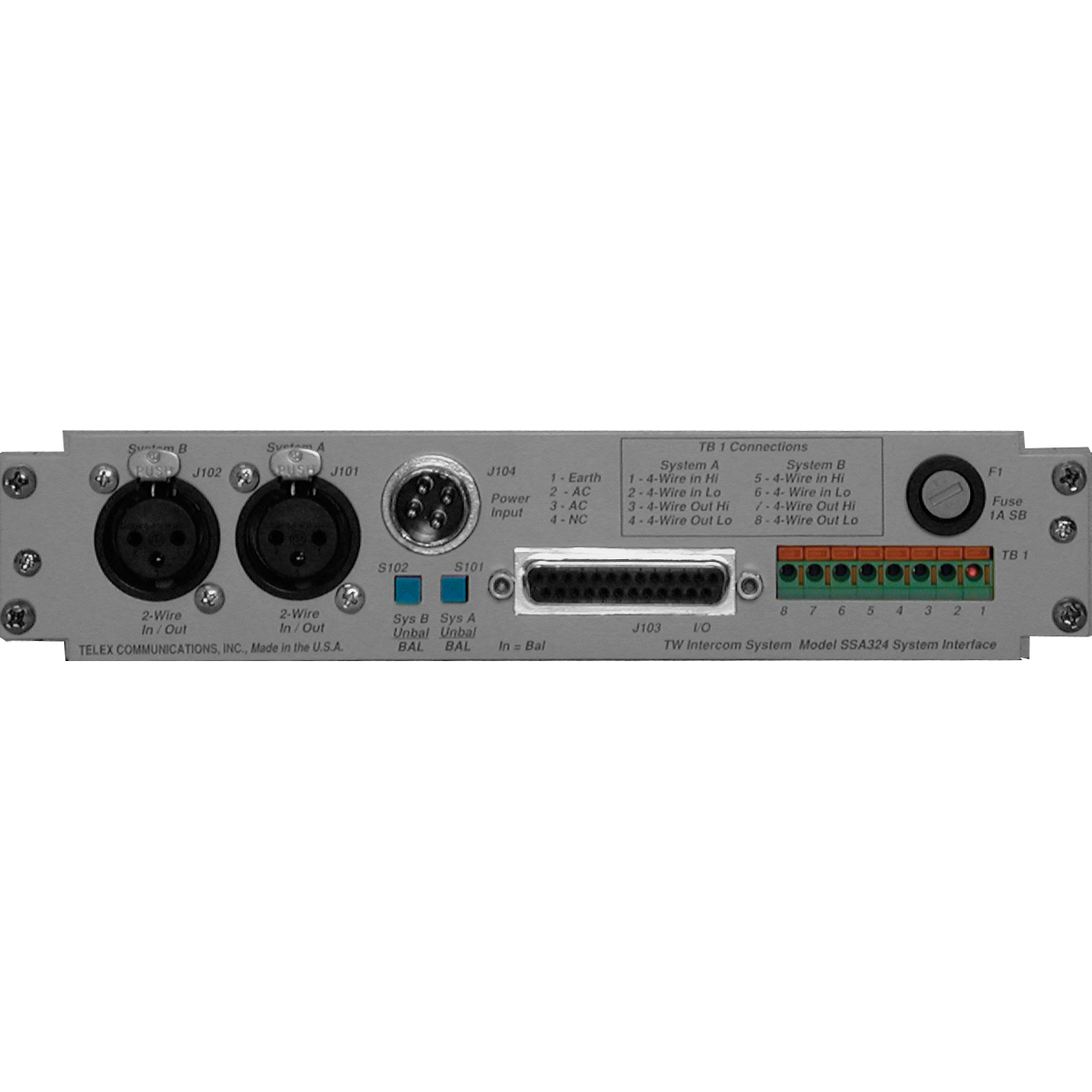 RTS SSA324 2/4 WIRE CONVERTER
