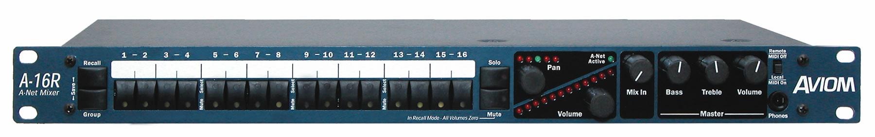 AVIOM A-16R RACKMOUNT PERSONAL MIXER