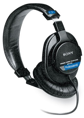 SONY MDR7506 DOUBLE SIDED CLOSED HEADPHONES *