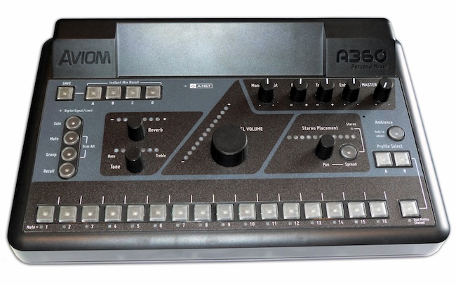 AVIOM A360 16-CHANNEL PERSONAL MIXER - Orbital Sound - Audio and  Communication Equipment Hire and Sales
