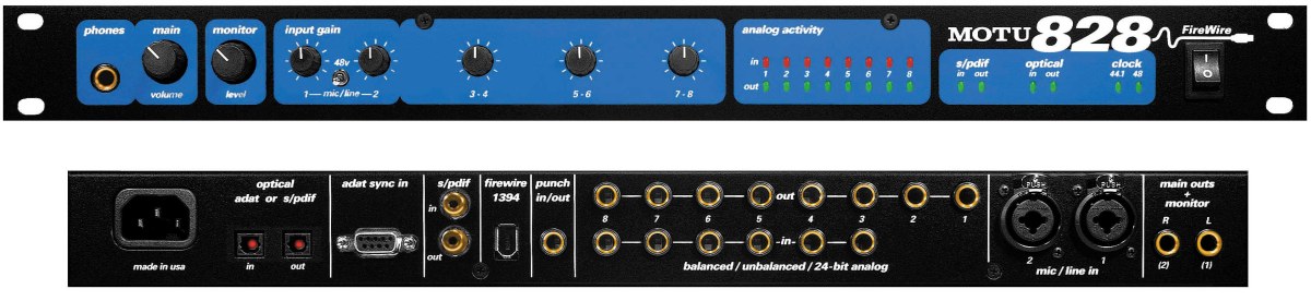 MOTU FIREWIRE RECORDING INTERFACE