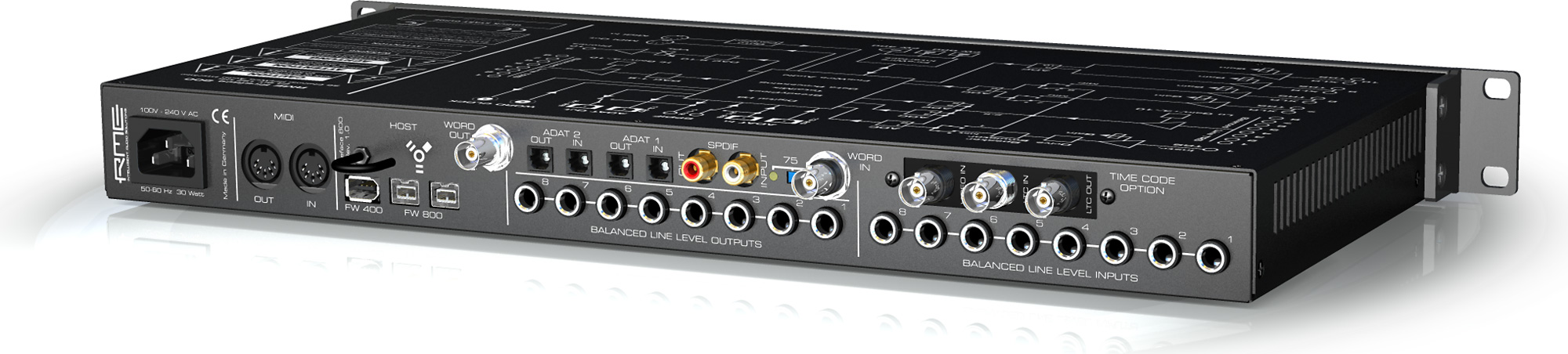 RME FIREFACE 800 8 x ANALOGUE/16 x ADAT I/O