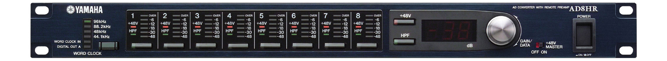 YAMAHA AD8HR 8CH REMOTE MIC INPUTS INC 48V