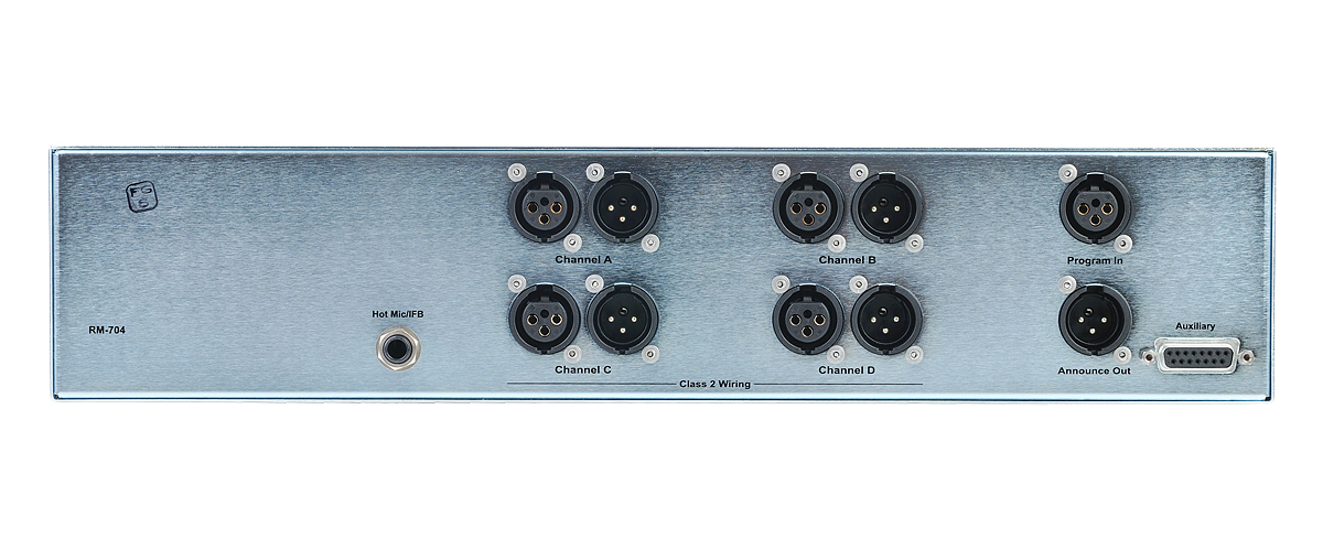 CLEAR-COM RM704 4 CH. USER STATION - Orbital Sound - Audio and