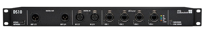 d&b audiotechnik DS10 AUDIO NETWORK BRIDGE