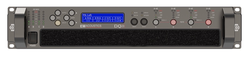 EM ACOUSTICS DQ20D 4CH DANTE AMPLIFIER