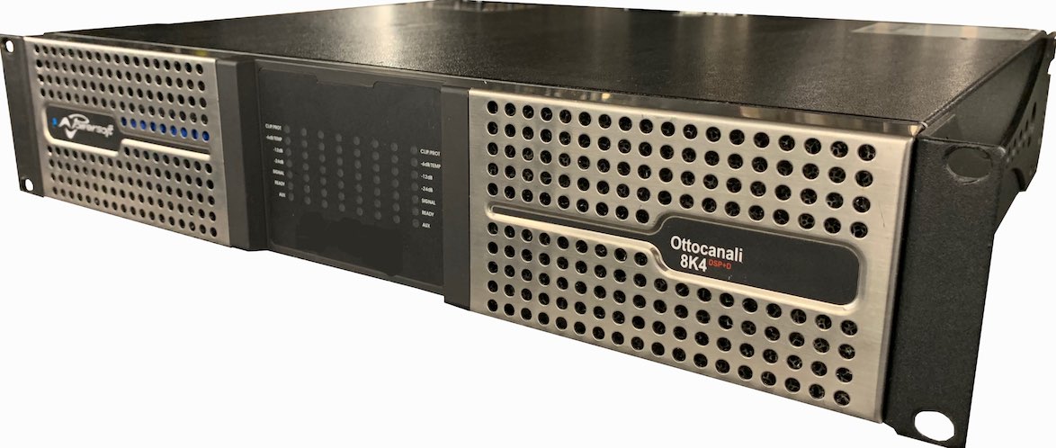 POWERSOFT AUDIO OTTOCANALI 8K4 DSP 8 CH. DANTE AMPLIFIER