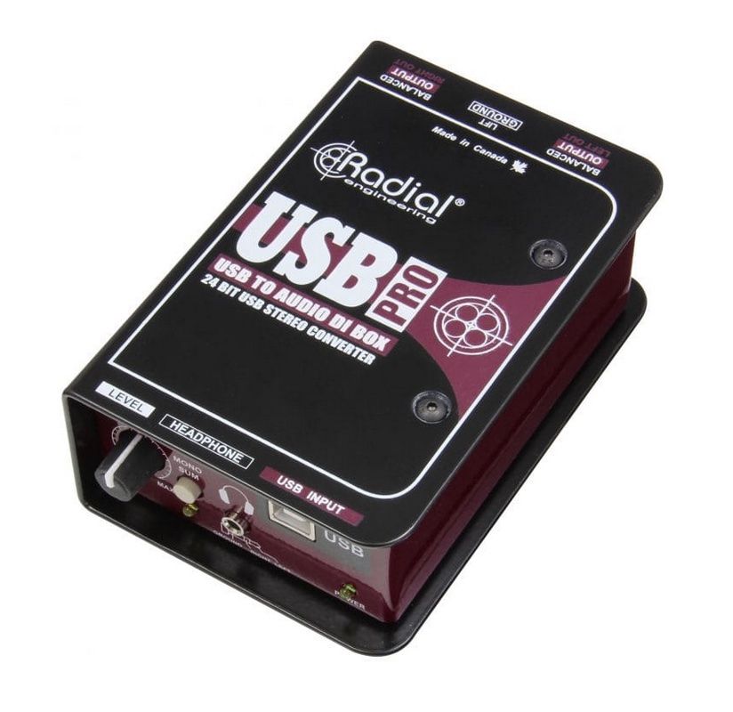 RADIAL USB-PRO USB TO AUDIO DI BOX