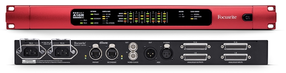 FOCUSRITE REDNET A16R MKII 16 CH ANALOG - DANTE