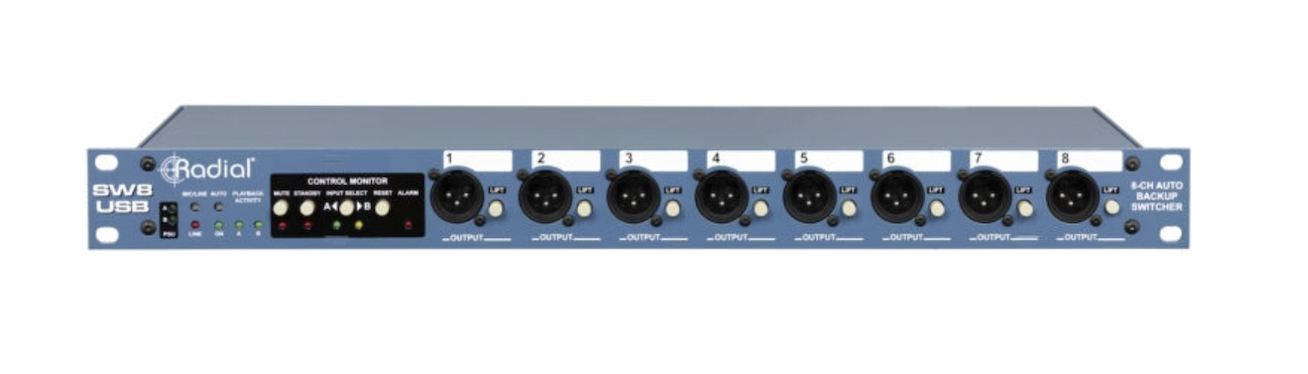 RADIAL SW8-USB AUDIO INTERFACE / AUTO-SWITCHER