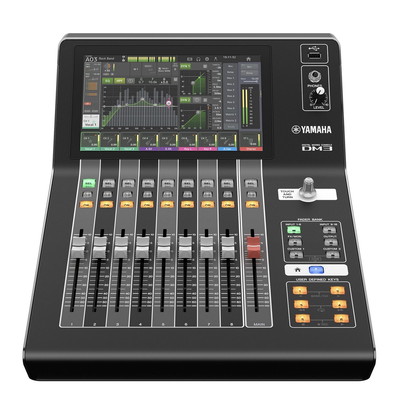 YAMAHA DM3 MIXING CONSOLE WITH DANTE