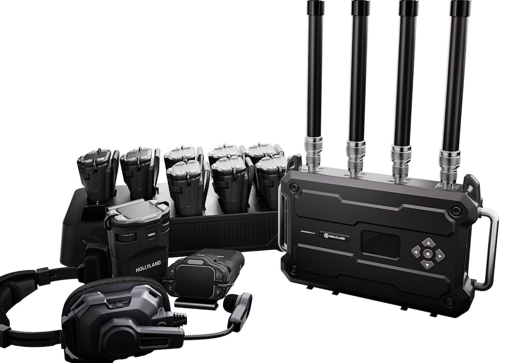 HOLLYLAND 8 WAY SOLIDCOM H1 RADIOCOMMS SYSTEM