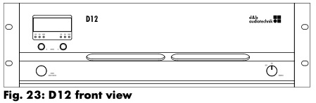 d&b audiotechnik D12 STEREO AMPLIFIER