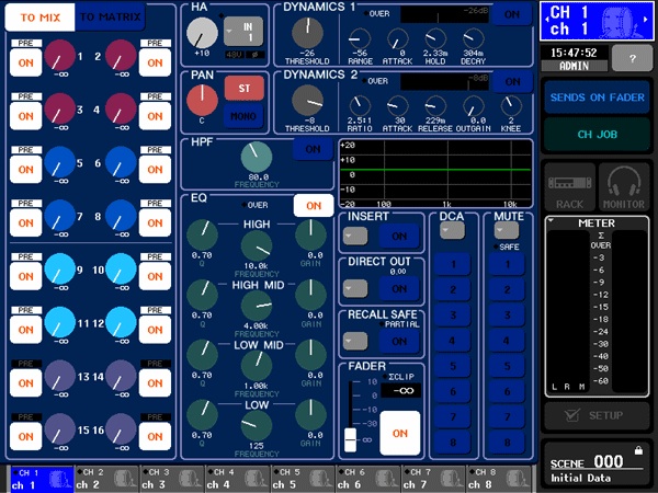 YAMAHA M7CL 48 CH. DIGITAL MIXING CONSOLE