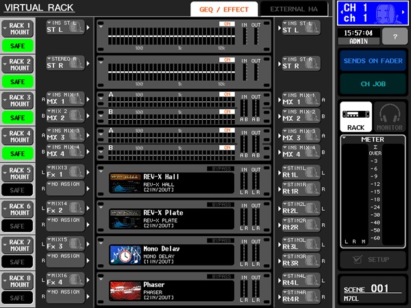 YAMAHA M7CL 48 CH. DIGITAL MIXING CONSOLE