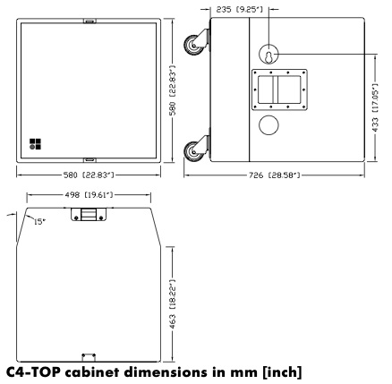 d&b audiotechnik C4 TOP SPEAKER