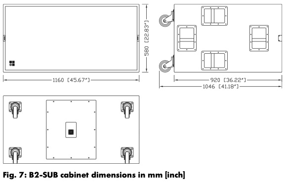 d&b audiotechnik B2 ULTRA SUB BASS SPEAKER