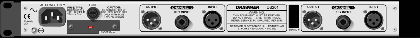 DRAWMER DS201 DUAL NOISE GATE