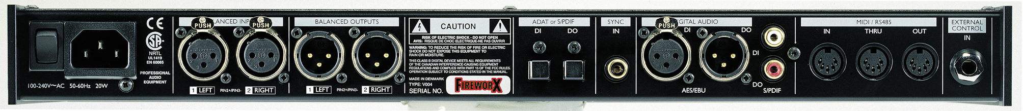 TC ELECTRONICS FIREWORX MULTI FX UNIT