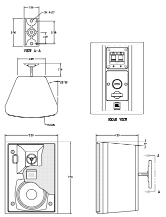 JBL CONTROL 23 SPEAKER