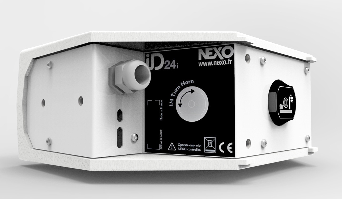 NEXO ID24 SPEAKER WHITE 120 X 60 ROTATABLE HORN