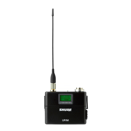 SHURE UR1M K4E 606-666 MICRO UHF LAV TX - 3 PIN LEMO