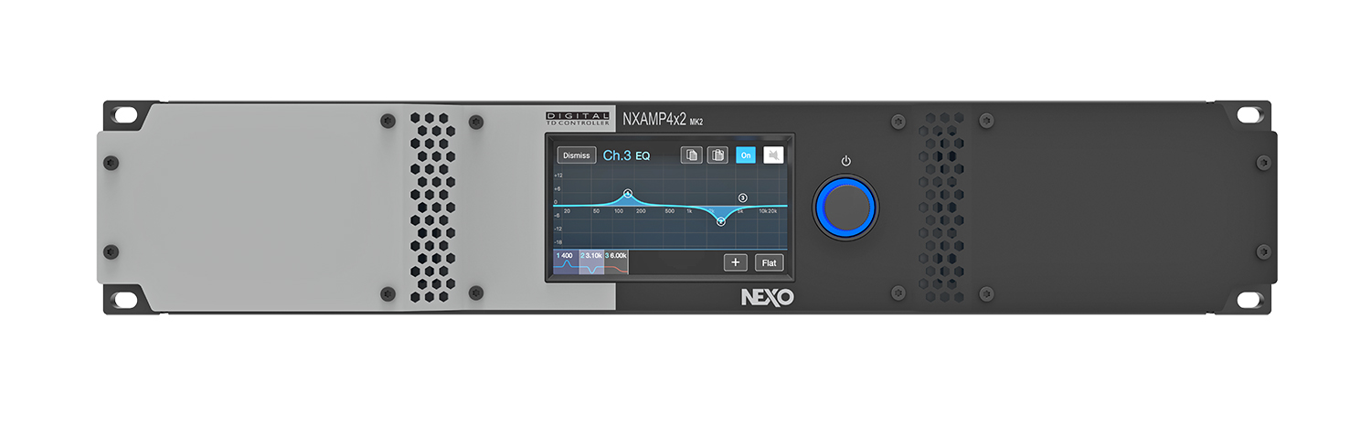 NEXO NX4X2 MK2 AMPLIFIER WITH DSP, 4 X 2500W
