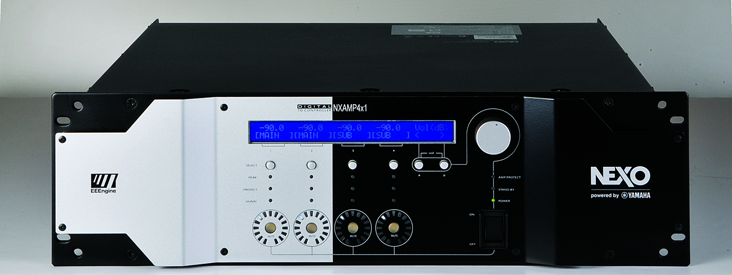 NEXO NX4X1 AMPLIFIER WITH DSP, 4 X 1300W