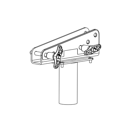 NEXO GEO M6 POLE MOUNT TOP HAT/TILT PLATE - VNT-POLE