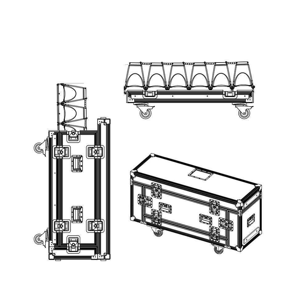 NEXO GEO M620 6-WAY KIT FULLY LOADED inc CASE